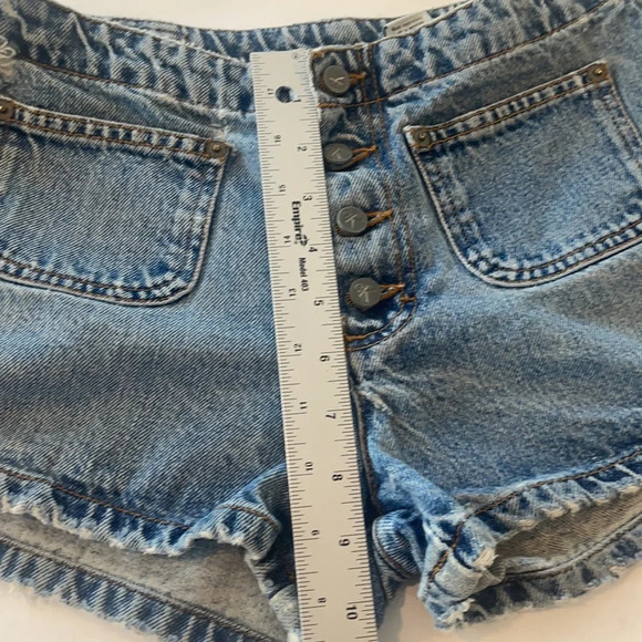 Vintage Calvin Klein Hipster Patch Denim Shorts size 3 - Picture 13 of 15